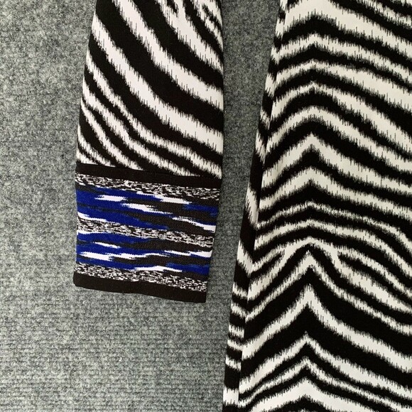 Michael MIchael Kors Sheath Dress Women Small Zebra Stretchy Slinky Hem Border - Picture 8 of 10